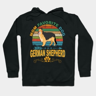 Mom Favorite Dog German Shepherd Vintage Hoodie